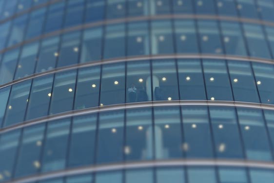 Side of Building Close-up