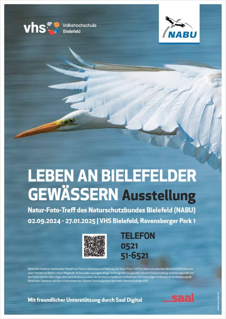 Nabu Ausstellung „Bielefelder Gewässer“