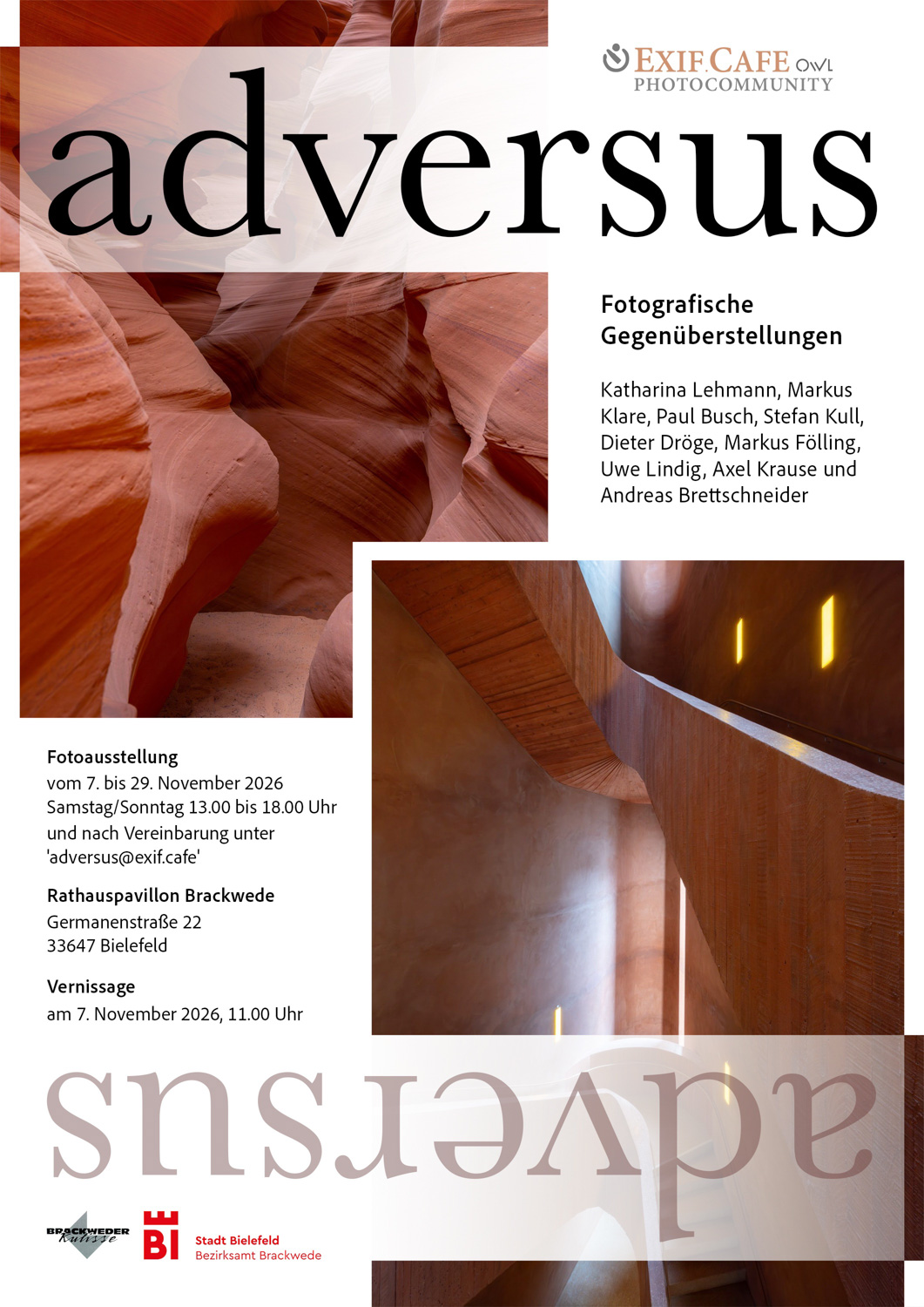 Ausstellungsplakat Adversus